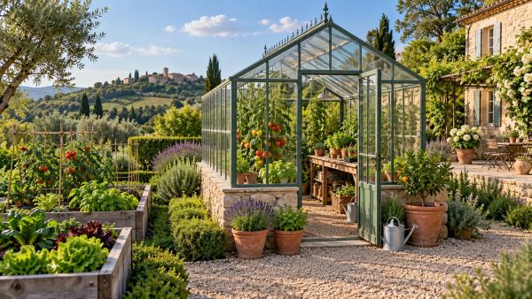 Découvrez les avantages d'une serre en verre pour optimiser votre jardin